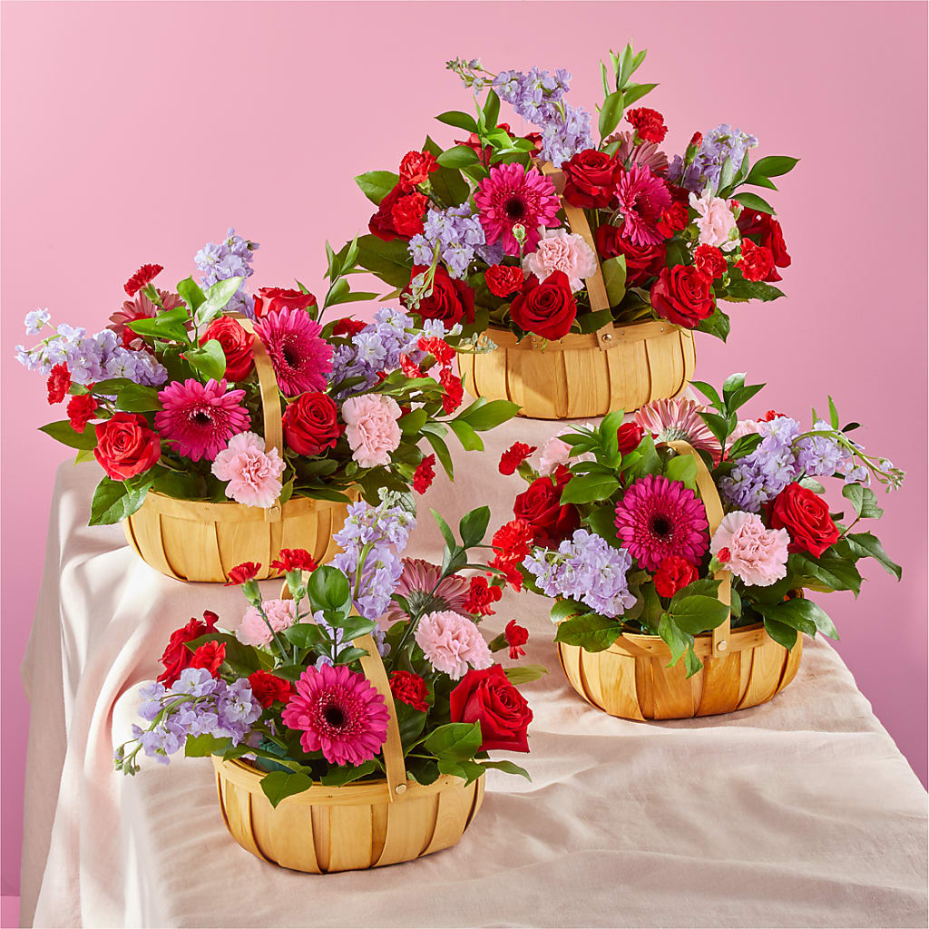Pink Picnic Basket –  Just Bloom, Elk Grove CA