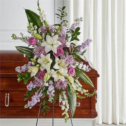 Grateful Hearts Standing Spray –  Just Bloom, Elk Grove CA