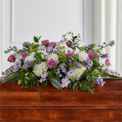 Meadows of Serenity Casket Spray –  Just Bloom, Elk Grove CA