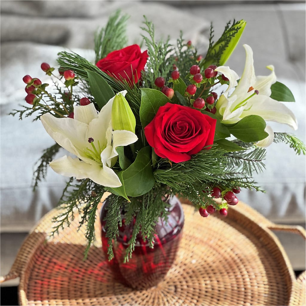 Evergreen Delight Bouquet –  Just Bloom, Elk Grove CA