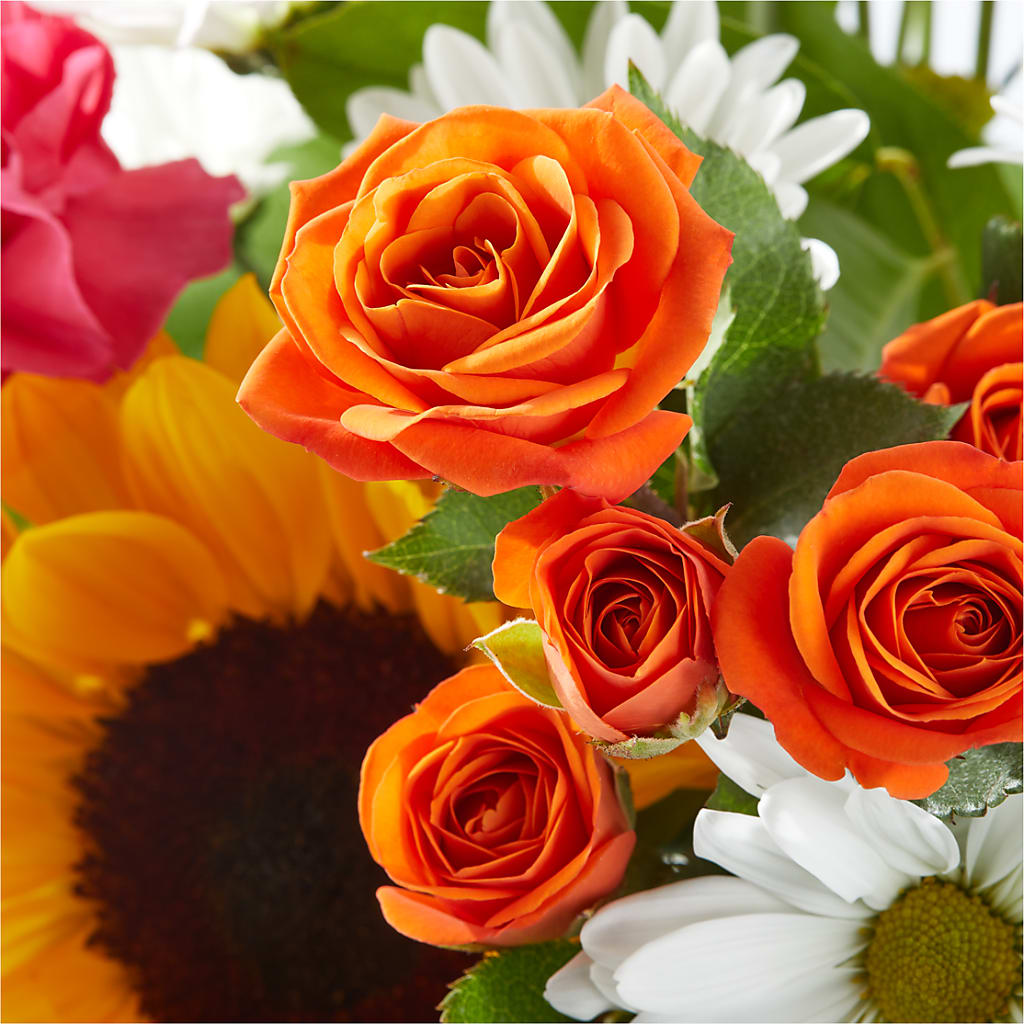 Sun-drenched Blooms Bouquet –  Just Bloom, Elk Grove CA