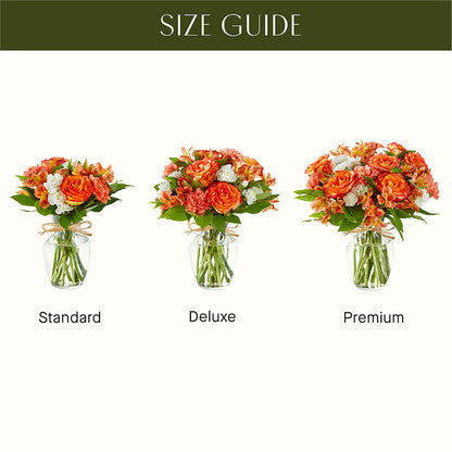 Apricot Glow Bouquet –  Just Bloom, Elk Grove CA