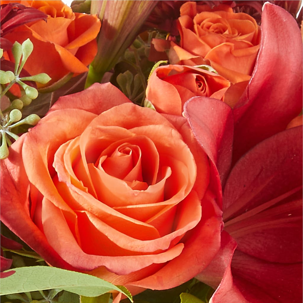 Crimson Leaves Bouquet –  Just Bloom, Elk Grove CA