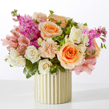 Paradise Bouquet with Ivory Vase –  Just Bloom, Elk Grove CA