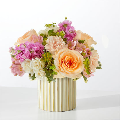 Paradise Bouquet with Ivory Vase –  Just Bloom, Elk Grove CA