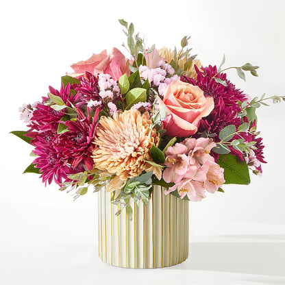 Berry Cobbler Bouquet with Ivory Vase –  Just Bloom, Elk Grove CA