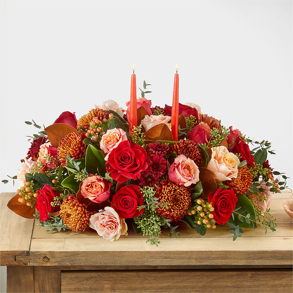 Gather Near Centerpiece –  Just Bloom, Elk Grove CA