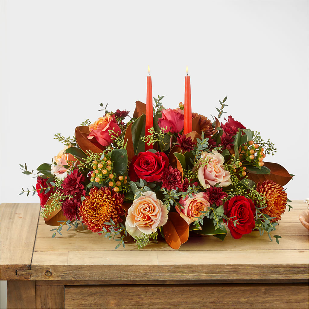 Gather Near Centerpiece –  Just Bloom, Elk Grove CA