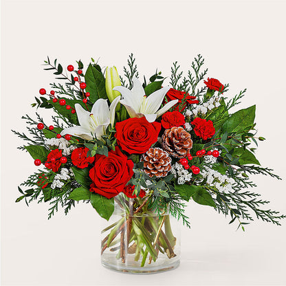 Best in Snow Bouquet –  Just Bloom, Elk Grove CA