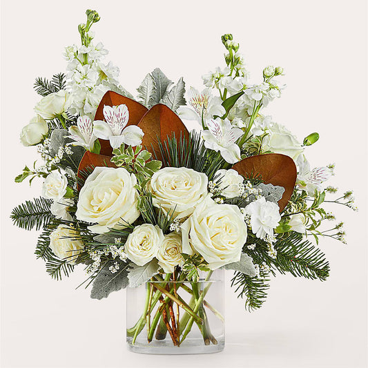 Fresh Snowfall Bouquet –  Just Bloom, Elk Grove CA