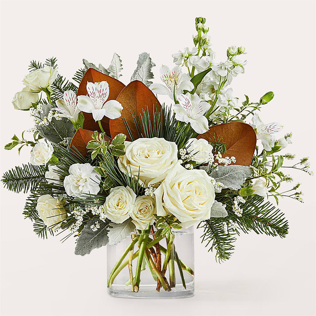 Fresh Snowfall Bouquet –  Just Bloom, Elk Grove CA