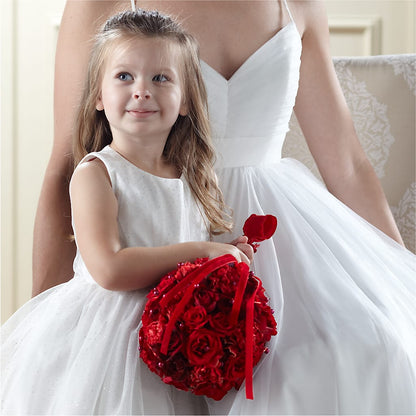 Pure at Heart Flower Girl Arrangement –  Just Bloom, Elk Grove CA